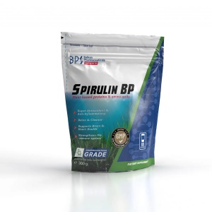 Spirulin BP, pulbere, 300 g, 60 porții, Balkan Pharmaceuticals