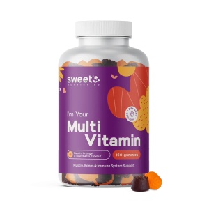 Sweet Nutribites, Multi Vitamin - jeleuri cu muti-vitamine, 150 jeleuri