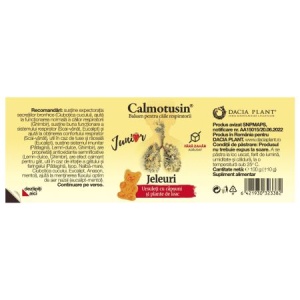 Ursuleți cu aromă de căpșuni Calmotusin Junior, 20 bucăți, Dacia Plant - Img 2