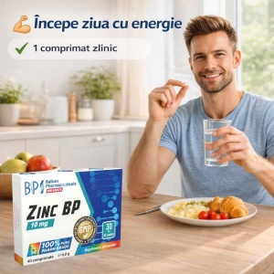 Zinc BP 10 mg, 40 comprimate, Balkan Pharmaceuticals - Img 5