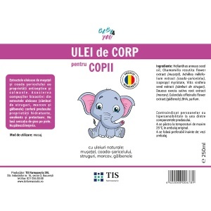 Baby4You ulei de corp pentru copii, 250 ml, Tis Farmaceutic - Img 2