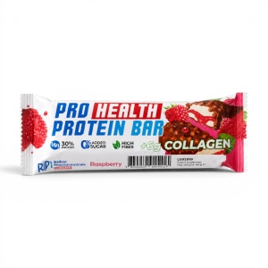 Baton Proteic, Raspberry + Collagen, 50 g, Balkan Pharmaceuticals