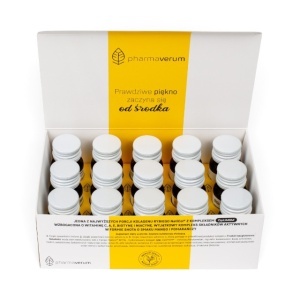 Beautyllagen® Shot cu aromă de Mango, Colagen Hidrolizat 5.000 mg, Acid Hialuronic și OptiMSM®, susține fermitatea pielii, părul și unghiile, 15 x 30 ml, Pharmaverum - Img 2