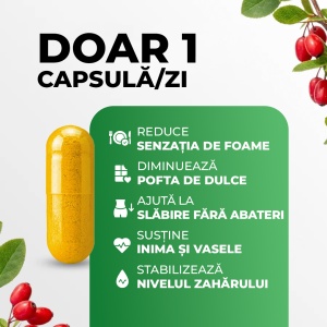 Berberină + Chromium, supliment alimentar destinat susținerii metabolismului și menținerii unui nivel normal al glicemiei, 60 capsule, Balkan Pharmaceuticals - Img 3