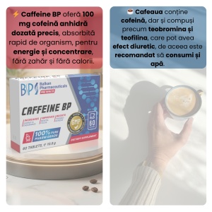 Caffeine, 60 tablete, Balkan Pharmaceuticals - Img 10