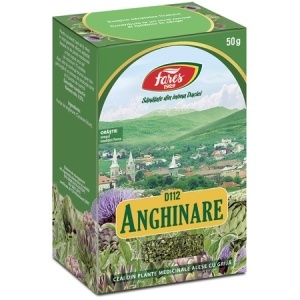 Ceai Anghinare frunze, D112, 50 g, Fares - Img 1