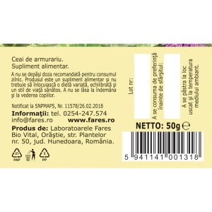 Ceai Armurariu fructe D45, 50 g, Fares - Img 5
