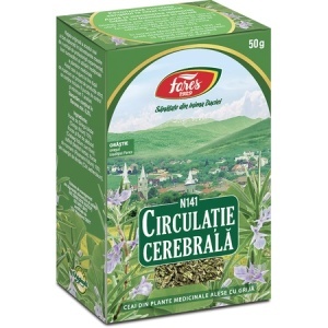 Ceai Circulație Cerebrală, N141, 50 g, Fares