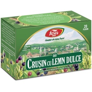 Ceai Crusin cu lemn dulce, D81,20 plicuri, Fares