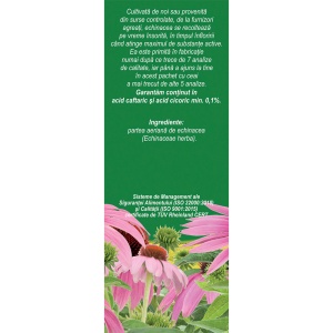Ceai de Echinacea F186, 50 g, Fares - Img 3