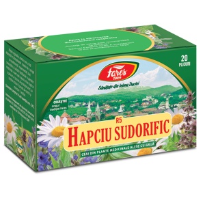 Ceai Hapciu Sudorific R5, 20 plicuri, Fares