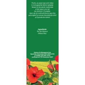 Ceai Hibiscus, U103, 50g, Fares - Img 3