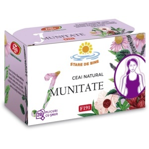 Ceai Imunitate F191, 20 plicuri, Fares - Img 1