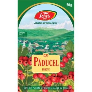 Ceai Păducel fructe, C21, 50 g, Fares - Img 2