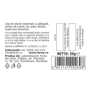 Ceai Plantusin R1, 50 g, Fares - Img 5