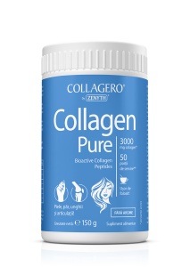 Collagen Pure, cu colagen hidrolizat Verisol® tip I și III, susține elasticitatea pielii, sănătatea părului și unghiilor, 150 g pulbere, Zenyth