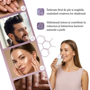 Collagen + Vit. C, 300g, 30 plicuri, Balkan Pharmaceuticals - Img 4