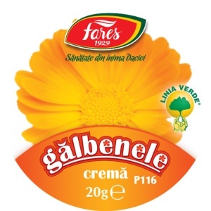 Cremă de Gălbenele, P116, 20 g, Fares - Img 3