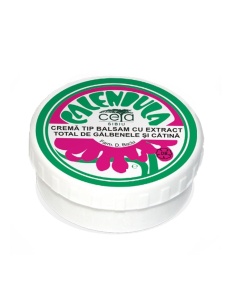 Cremă tip balsam cu extract total de gălbenele și cătină, 40 g, Ceta Sibiu