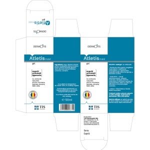DermoTis Atletis gel, 50 ml, Tis Farmaceutic - Img 3