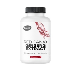 Erefit, Red Panax Ginseng Extract - extract de ginseng roșu, 120 capsule