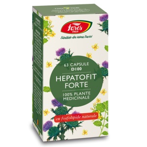 Hepatofit Forte D100, 63 capsule, Fares