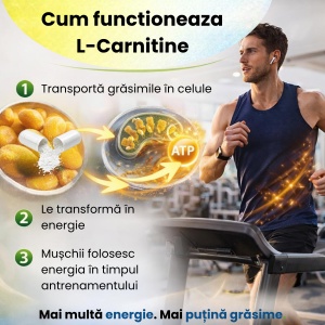 L-Carnitine BP, 500mg, 60 capsule, Balkan Pharmaceuticals - Img 6