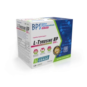 L-Tyrosine BP, 500 mg, 120 capsule, Balkan Pharmaceuticals