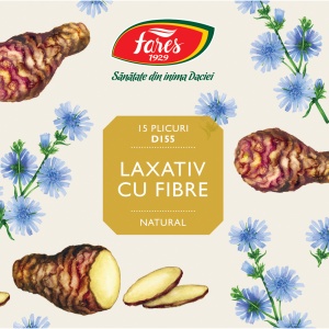Laxativ cu fibre, 15 plicuri, Fares - Img 4