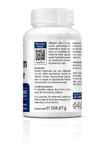 Magneziu Bisglicinat 1000 mg, cu 110 mg magneziu ionic, ajută la reducerea oboselii, susține funcționarea mușchilor și sistemului nervos, 90 capsule, Zenyth - Img 3