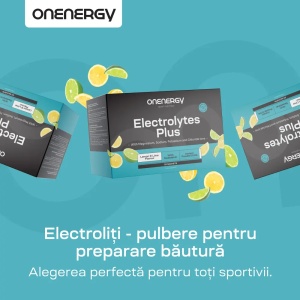 OnEnergy, Electrolytes Plus - electroliți, pulbere pentru preparare băutură, 20 plicuri - Img 2