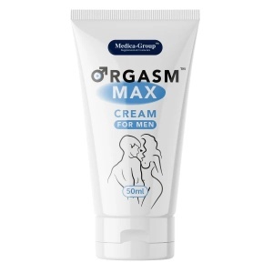 OrgasmMax Men, cremă cosmetică pentru bărbați destinată îngrijirii și stimulării zonei intime masculine, Medica-Group