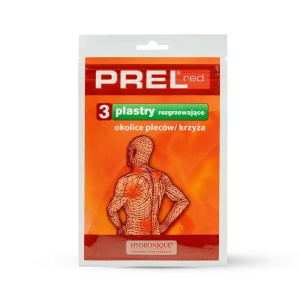 PREL® red, plasture cu efect de încălzire pentru aplicare locală, cu hidrogel HYDRONIQUE®, Genexo - Img 2