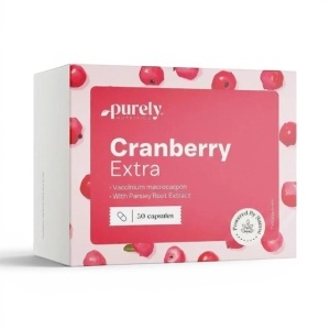 Purely Nutrition, Cranberry Extra - extract de merișoare, 30 capsule