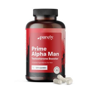 Purely Nutrition, Prime Alpha Men - testosterone booster, 120 capsule - Img 2