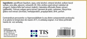 Q4U Cremă de Masaj cu Iederă, Germeni de Grâu și Ulei din Sâmburi de Struguri, hidratează și emoliază pielea, ideală pentru masaj prelungit, 500 ml, Tis Farmaceutic - Img 2
