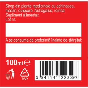 Sirop cu miere și propolis Biosept A13, 100 ml, Fares - Img 5