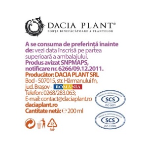Sirop de Tuse Îngerașul, 200 ml, Dacia plant - Img 5