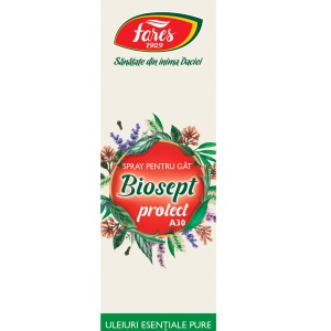 Spray pentru gât, A30 Biosept, 20 ml, Fares - Img 3