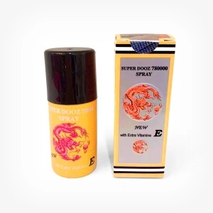 Super Dooz 78000, spray intim masculin, ajută la controlul ejaculării și reducerea temporară a sensibilității, 45 ml