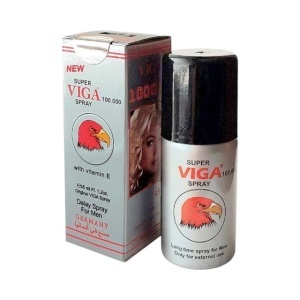 Super Viga 100000, spray intim masculin, ajută la controlul ejaculării și reducerea temporară a sensibilității, 45 ml