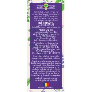 Tiroidă M109, capsule care susțin funcția tiroidei și echilibrul hormonal și contribuie la calm și relaxare, 60 capsule, Fares - Img 4