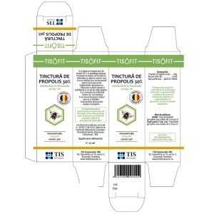 Tisofit Tinctură de Propolis 30%, 25 ml, Tis Farmaceutic - Img 3