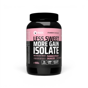 100% Whey Protein Isolate, Cheesecake cu Căpșuni, 900 g, Balkan Pharmaceuticals