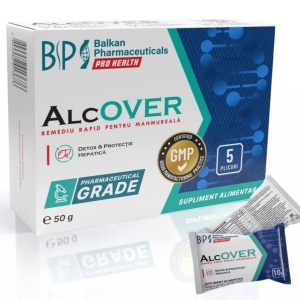 Alcover, 5 plicuri x 10 g, Balkan Pharmaceuticals
