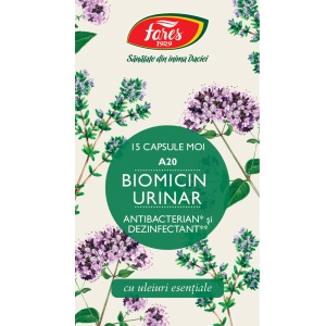Biomicin urinar, A20, 15 capsule moi, Fares - Img 2