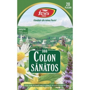 Ceai Colon Sănătos, D88, 20 plicuri, Fares - Img 5