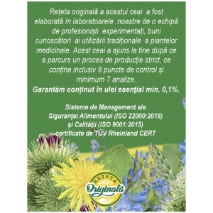 Ceai curățarea sângelui, P126, 20 plicuri, Fares - Img 4