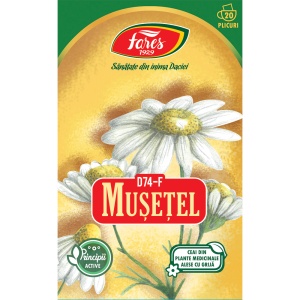 Ceai de Mușețel D74, 20 plicuri, Fares - Img 2