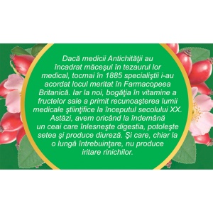Ceai Măceșe fructe F 183, 50 g, Fares - Img 4
